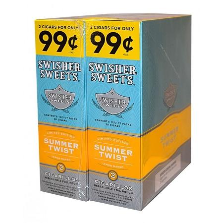 Swisher Sweets Summer Twist Cigarillos Machine Made Swisher Sweets