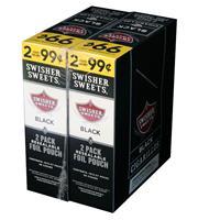 Swisher Sweets Black Cigarillos Machine Made Swisher Sweets Black 30 Packs of 2