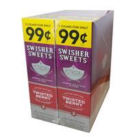 Swisher Sweets Twisted Berry Cigarillos Machine Made Swisher Sweets Twisted Berry 30 Packs of 2