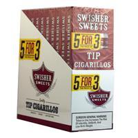 Swisher Sweets Tip Cigarillos Machine Made Swisher Sweets Natural 10 Packs of 5