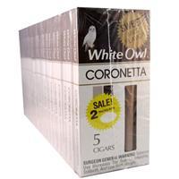 White Owl Coronetta Cigars Machine Made White Owl Coronetta 10 Packs of 10