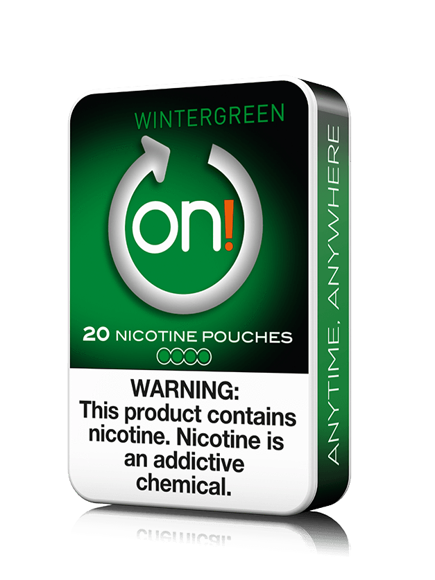 ON! Nicotine Pouches Wintergreen Smokeless ON!
