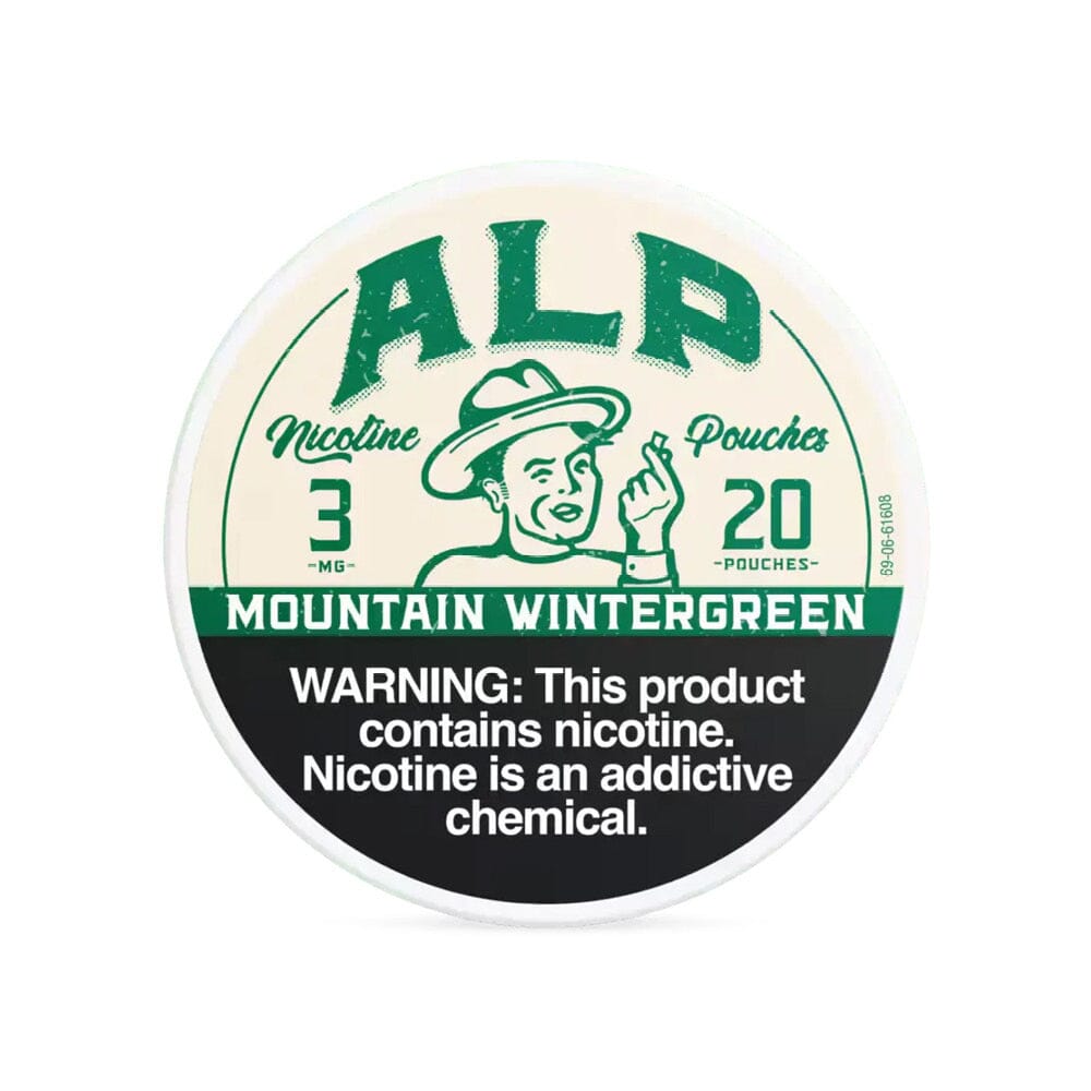 ALP Mountain Wintergreen Nicotine Pouches Smokeless ALP 
