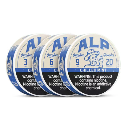 ALP Chilled Mint Nicotine Pouches Smokeless ALP 