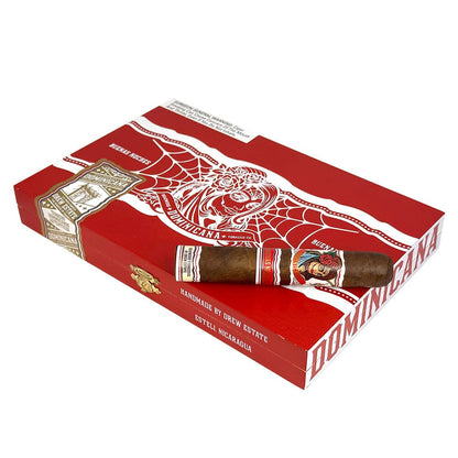 Premium Deadwood Dominicana Buenas Noches cigar in robusto size with dark wrapper and detailed band, showcasing a luxurious smoking experience.