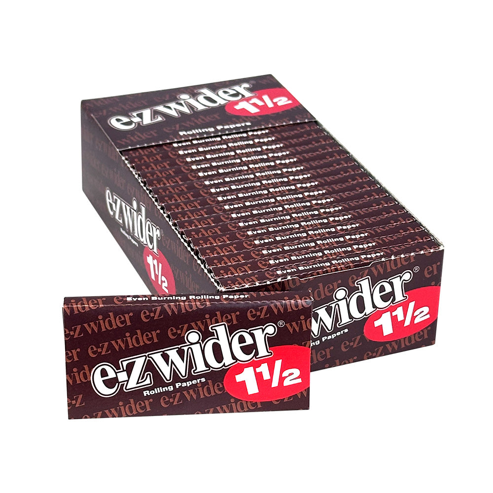 E-Z Wider cigarette rolling paper from E-Z Wider RYO supplies, showing a pack of cigarette papers for rolling cigarettes.