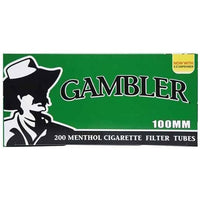 Gambler Menthol Cigarette Tubes RYO Supplies Gambler 
