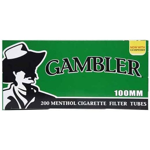 Gambler Menthol Cigarette Tubes RYO Supplies Gambler 