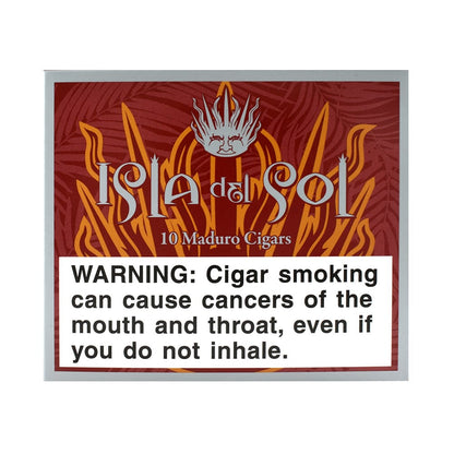 Drew Estate Isla del Sol Maduro premium cigar tins featuring dark, rich Maduro cigars in compact metal tins.