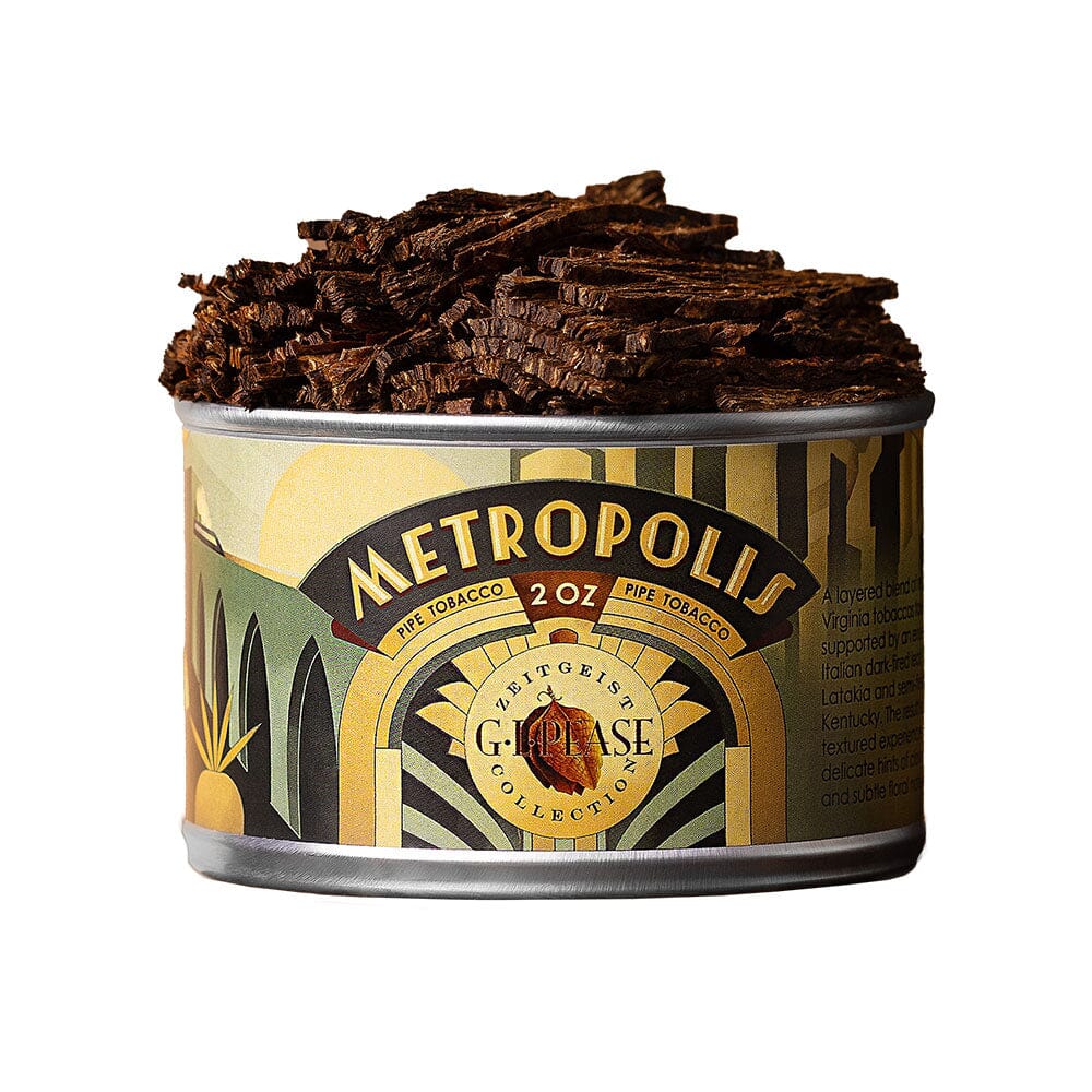 G.L. Pease Metropolis Flake Premium Pipe Tobacco Pipe Tobacco G.L. Pease 