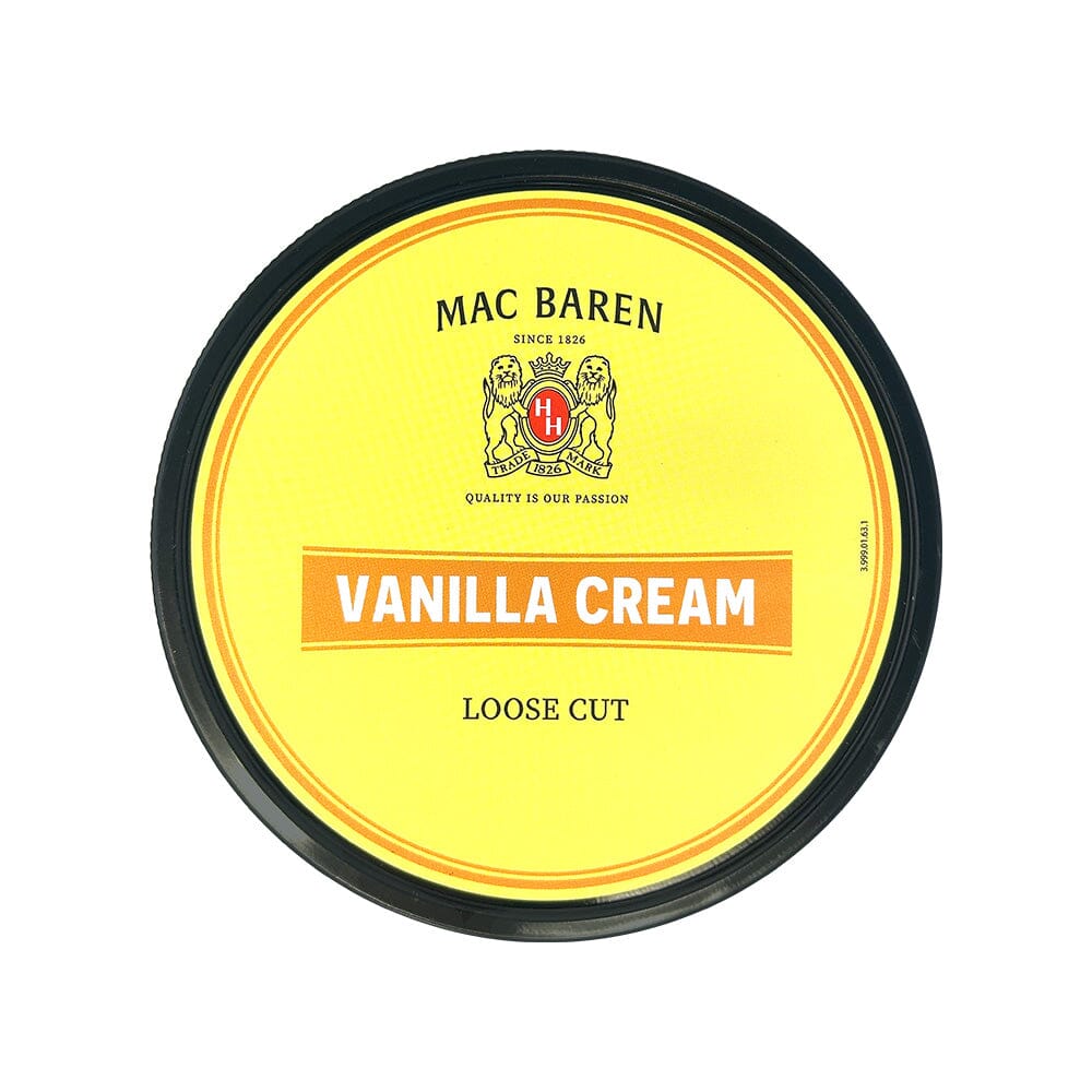 Mac Baren Vanilla Cream Loose Cut 3.5oz Tin Pipe Tobacco Mac Baren 