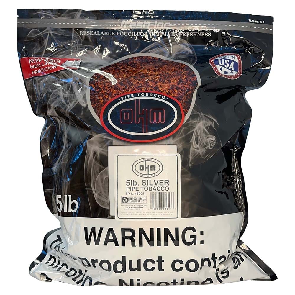 ohm pipe tobacco 1 lb natural Ohm Silver Pipe Tobacco ohm pipe tobacco 1 lb natural Ohm Silver Pipe Tobacco