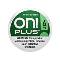 ON! Plus Nicotine Pouches Wintergreen Smokeless ON! 