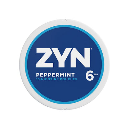 Zyn Nicotine Pouches Peppermint Smokeless Zyn 
