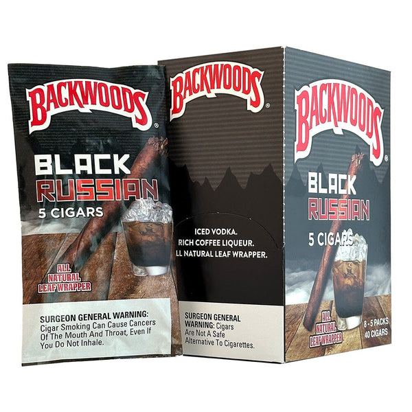 Backwoods Black Russian Cigars Machine Made Backwoods 