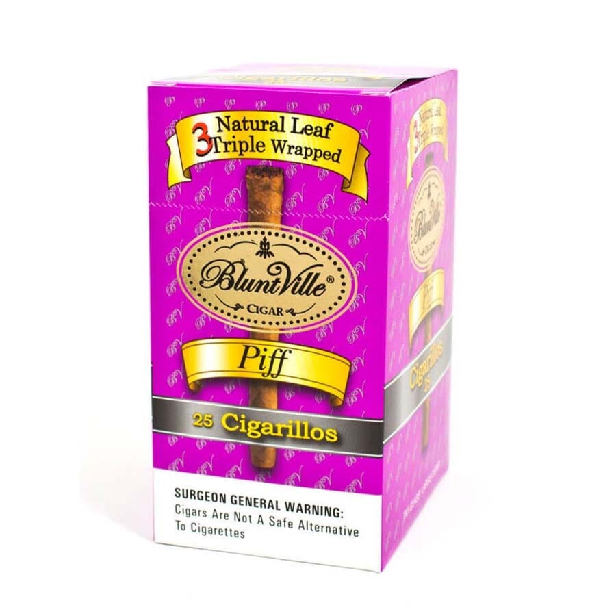 Bluntville Piff Triple Wrapped Cigars Machine Made Bluntville 
