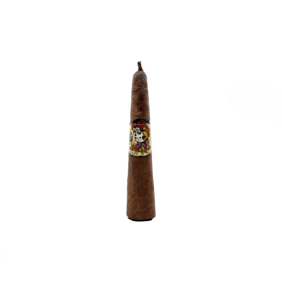 Premium Deadwood Crazy Alice Maduro Pyramid cigar, featuring rich dark Maduro wrapper and detailed band design.