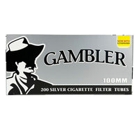 Gambler Silver Cigarette Tubes RYO Supplies Gambler 