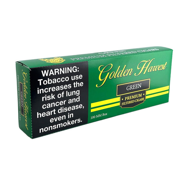 Golden Harvest Green Filtered Cigar Little Cigars Golden Harvest 