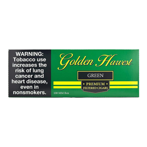 Golden Harvest Green Filtered Cigar Little Cigars Golden Harvest 
