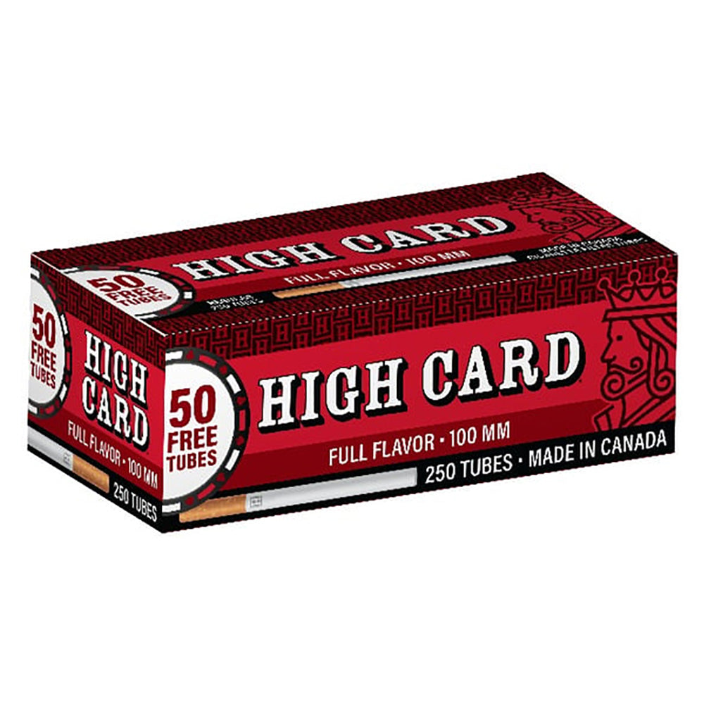 High Card Full Flavor Cigarette Tubes