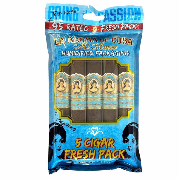 La Aroma de Cuba Mi Amor 5 Cigar Fresh Pack Premium Cigars La Aroma de Cuba 
