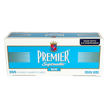 Premier Blue Cigarette Tubes RYO Supplies Premier 