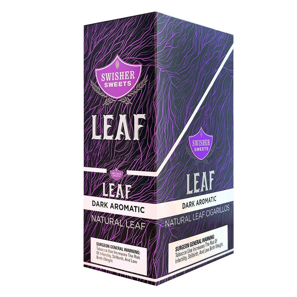 Swisher Sweets Leaf Dark Aromatic Machine Made Swisher Sweets 