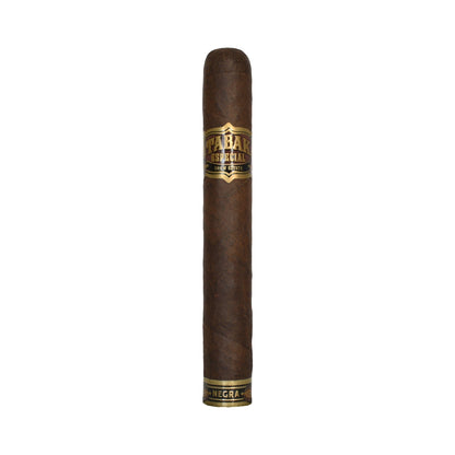 Tabak Especial Negra premium cigar in torpedo size, featuring dark wrapper and detailed band, showcasing luxurious cigar craftsmanship.