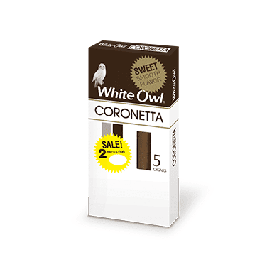 White Owl Coronetta Cigars Machine Made White Owl 