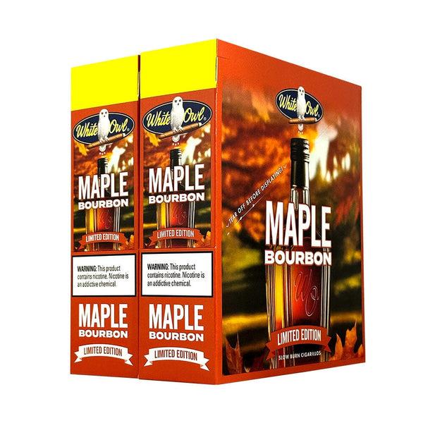 White Owl Maple Bourbon Cigarillos Machine Made White Owl 