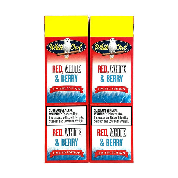 White Owl Red White & Berry Cigarillos Machine Made White Owl 
