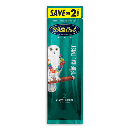 White Owl Tropical Cigarillos Machine Made White Owl 