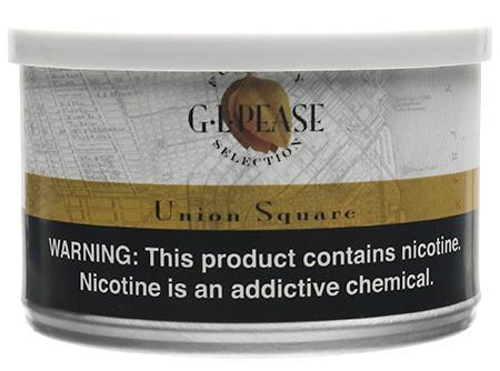 G.L. Pease Union Square Premium Pipe Tobacco Pipe Tobacco G.L. Pease Union Square 2oz Tin 