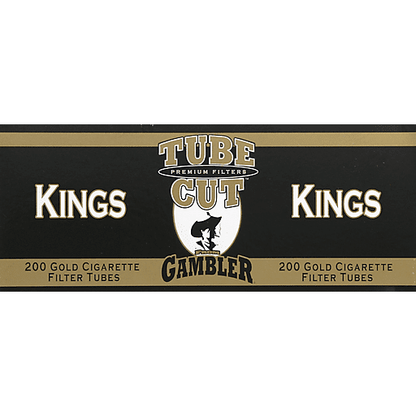 Gambler Tube Cut Gold Tubes RYO Supplies Gambler 