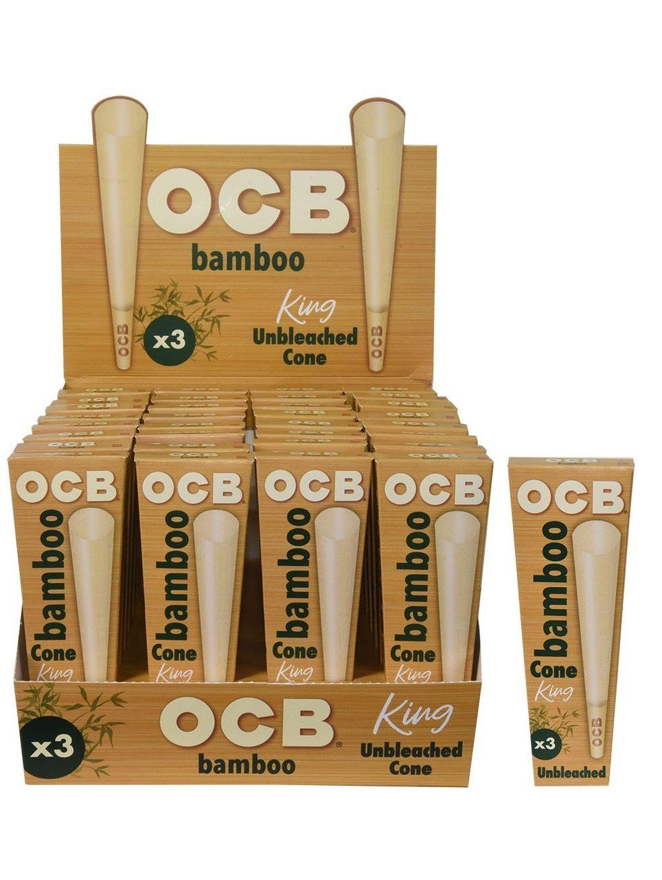 OCB Bamboo King Cones Cigar Cones OCB 