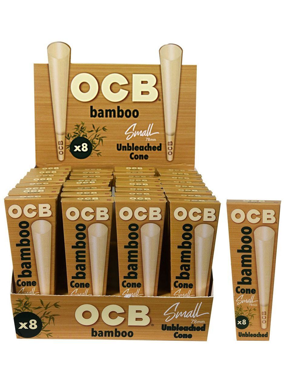 OCB Bamboo Small Cones Cigar Cones OCB 