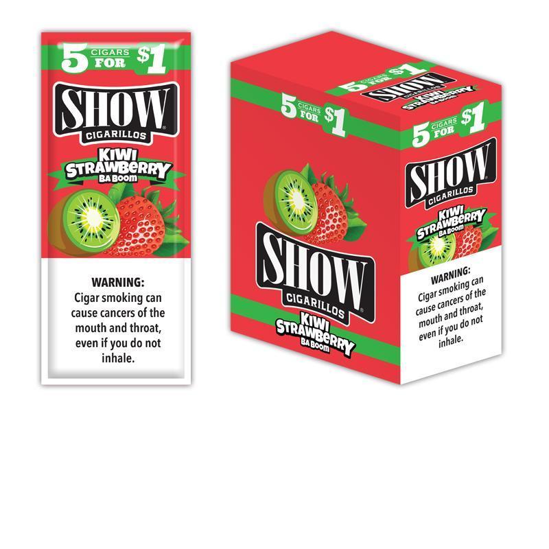 Show Stawberry Kiwi Ba Boom Cigarillos Machine Made Show 