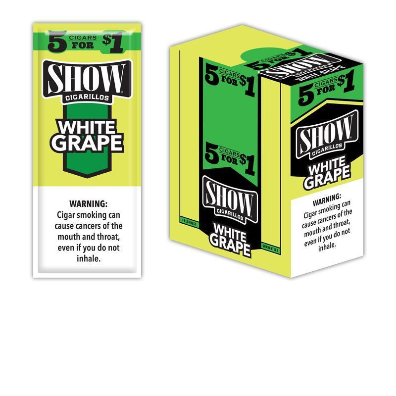 Show White Grape Cigarillos Machine Made Show 