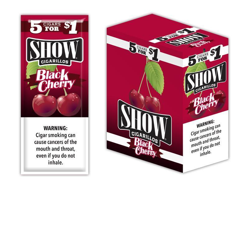 Show Black Cherry Cigarillos Machine Made Show 