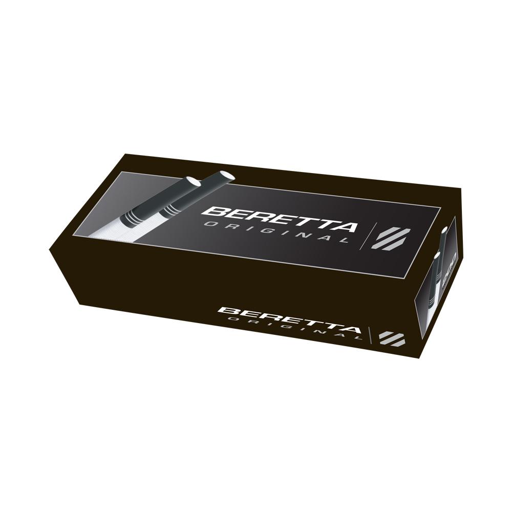 Beretta Original Cigarette Tubes for RYO supplies, showing five empty cigarette tubes with brand branding and white filters.