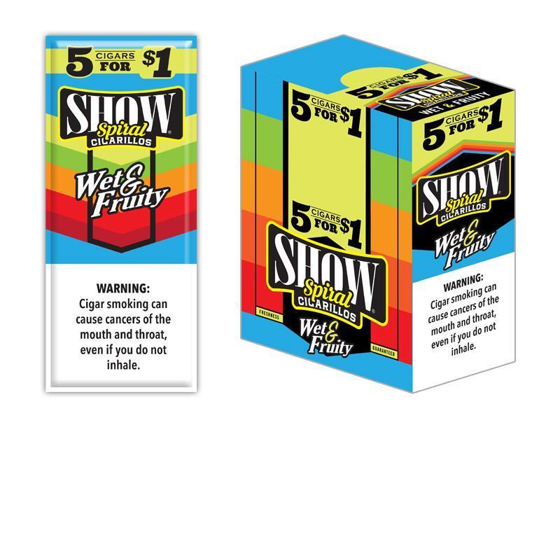 Show Wet & Fruity Cigarillos Machine Made Show 