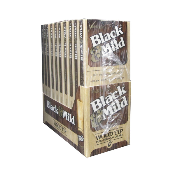 Black & Mild Regular Wood Tip Cigars - Mom's Cigars