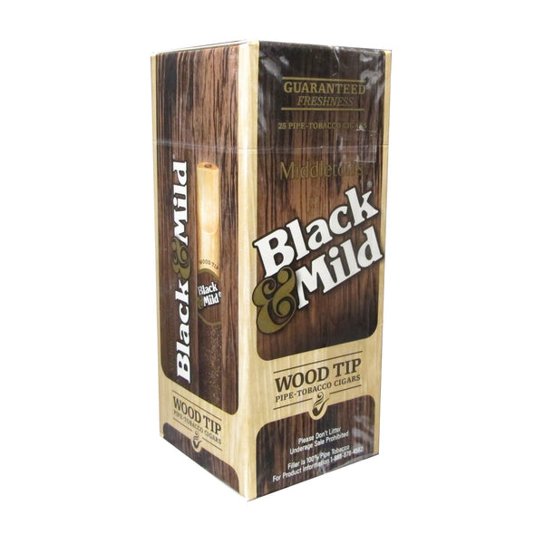 Black & Mild Regular Wood Tip Cigars - Mom's Cigars