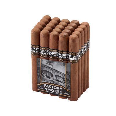 Drew Estate Factory Smokes Shade premium cigars displayed in open packaging with a dark wrapper and branded band.