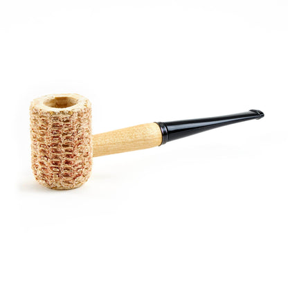Missouri Meerschaum Missouri Pride corn cob pipe with a natural wooden finish and classic shape, ideal for traditional pipe smoking.