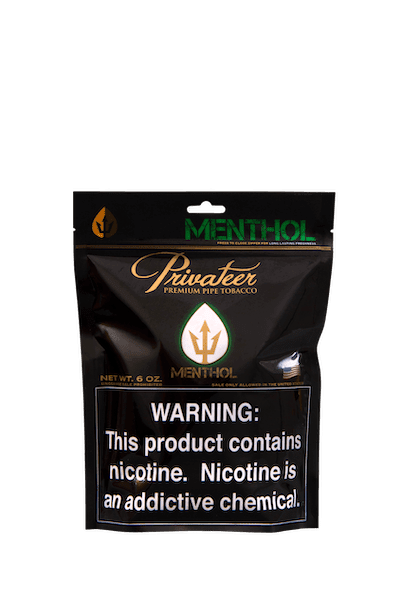 Privateer Menthol Pipe Tobacco Pipe Tobacco Privateer Menthol 6oz Bag 
