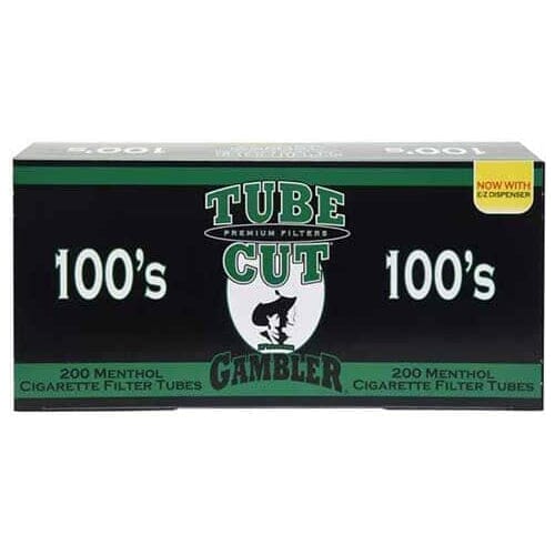 tube cut cigarette tubes Gambler Tube Cut Menthol Filtered Tubes tube cut cigarette tubes Gambler Tube Cut Menthol Filtered Tubes