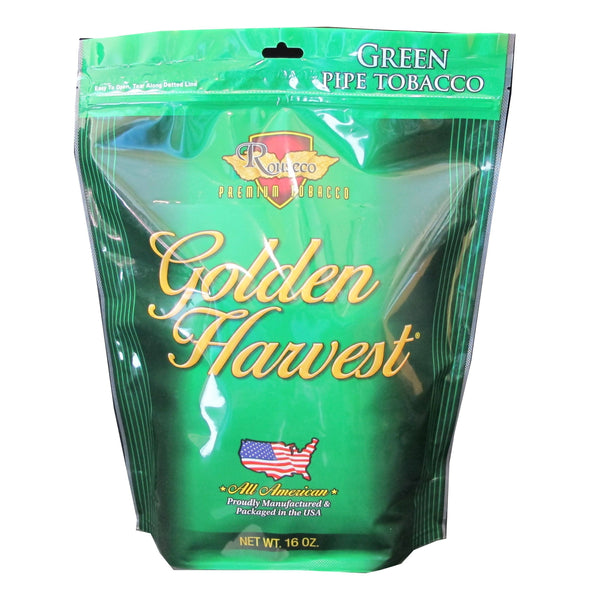 Golden Harvest Mint Pipe Tobacco Pipe Tobacco Golden Harvest Mint 16oz Bag 