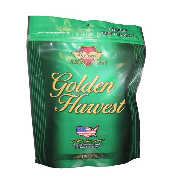 Golden Harvest Mint Pipe Tobacco Pipe Tobacco Golden Harvest Mint 6oz Bag 